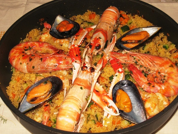 trapani b&b - ricetta di cous cous di pesce alla Trapanese