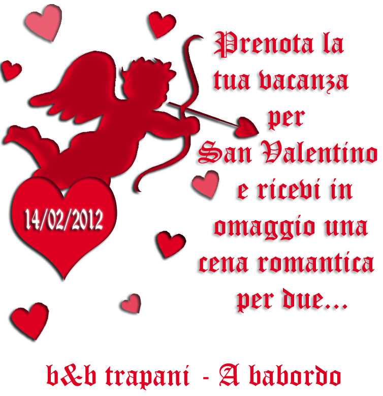 San Valentino - vacanza + omaggio cena romantica - Trapani b&b